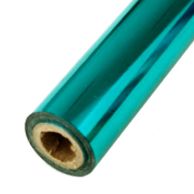 Brilliant Turquoise Hot Stamp Foil Roll (1" Core) Image 1
