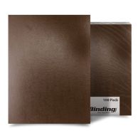 Brown Sedona 17pt Leatherette Covers Image 1