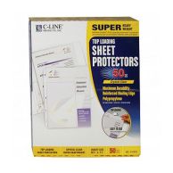 C-Line Super Heavy 3-Hole Punched Sheet Protectors - 50pk Image 1