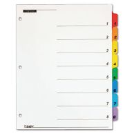 Cardinal-Multi-Color-QuickStep-Table-of-Contents/8-Tab-Divider-6pk-Image-1