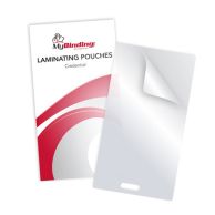 Credential Size Laminating Pouches with Short Side Slot - 100pk Image 1