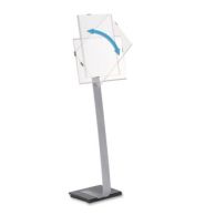 durable info sign duo floor sign stand 4815-23 image -1