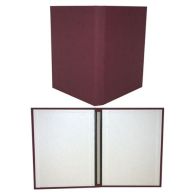 Fastback Maroon 8.5 x11 Suede Hard Covers Image 1