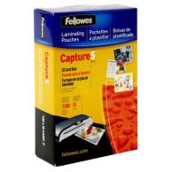 Fellowes 5mil Unpunched ID Card Laminating Pouches - 100pk Image 1