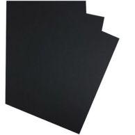 GBC Black Linen Weave 8.5 Inch x 11 Inch Covers - 9742451 Image 1