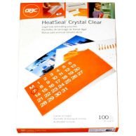 GBC HeatSeal Crystal Clear Legal Size Pouches Image 1