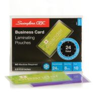 GBC SelfSeal Repositionable Business Card Size Pouches 10pk Image 1