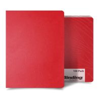 Red Grain 8.75 x 11.25 Oversize Binding Covers - 100pk Image 1