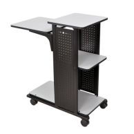 H. Wilson WPS4 Mobile Presentation Station with 4 Shelves (No Outlet) Image 1