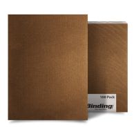 Brown Linen 8.5 x 11 Letter Size Covers - 100pk Image 1