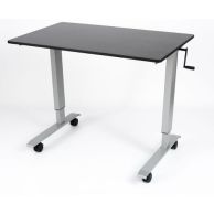 Luxor High Speed Crank Adjustable Stand Up Desk Image 1