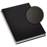MasterBind Black 11" x 9" Premium Leather Hard Covers w/ Tabs- 20/BX  Image 1