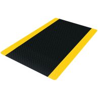 Black/Yellow Diamond Plate Anti-Fatigue Mats