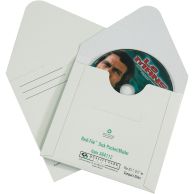 5-1/8" x 5" White Fibreboard CD Mailers - 100pk