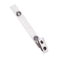 Mylar Straps with 2-Hole Smooth Clips - 100pk Image 1