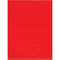 2 Mil Red Flat Poly Bags - 1000pk