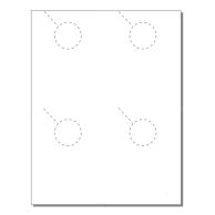 Print Your Own 4-up Door Hangers - 250pk Image 1