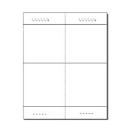 Print Your Own Perforated 2-Up Tri-Fold Table Tent - 250 Sheets Image 1