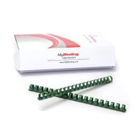 Hunter Green Plastic Binding Combs Image 1