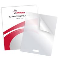 Recipe Card Size Laminating Pouches with Short Side Slot - 100pk Image 2