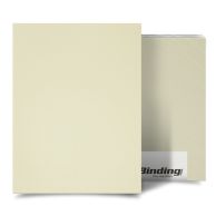 Ivory 55mil Sand Poly Binding Covers Image 1