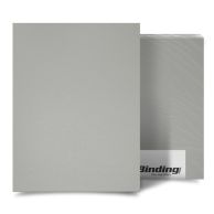 Light Gray 16mil Sand Poly Binding Covers Image 1