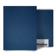 Navy 12mil Sand Poly Binding Covers Image 1