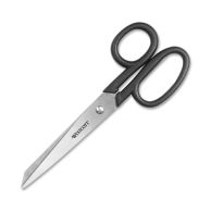 Westcott All-Purpose Lighweight Black 7" Straight Stainless Steel Scissors Image 1