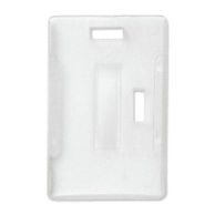 White Rigid Plastic Multi-Card Holders - 100pk Image 1