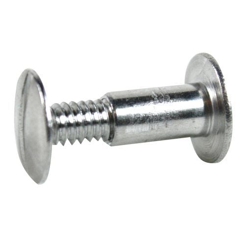 100pk Silver Aluminum Chicago Screw Post Extensions - Many Sizes