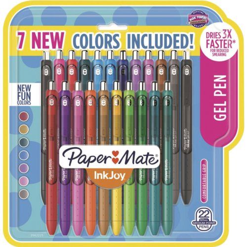 Paper Mate Assorted .7 mm InkJoy Color Gel Pens - 24pk