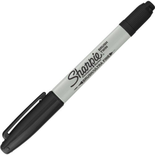 Sharpie Brush Twin Tip Permanent Markers - 12pk