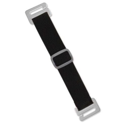 Black Adjustable Elastic Arm Band Straps - 100pk