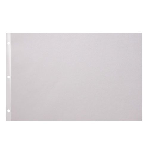 17x11 Reinforced 3 Hole Punched Paper, Holes on 17 Side - GS