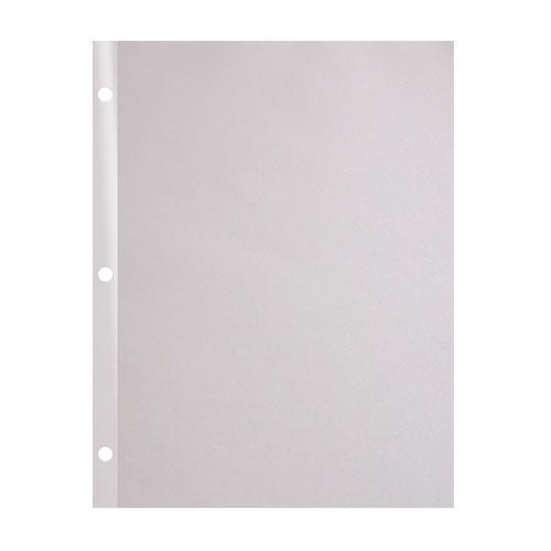 24lb 8.5 x 11 3-Hole Punched Reinforced Edge Paper - 2500 Sheets