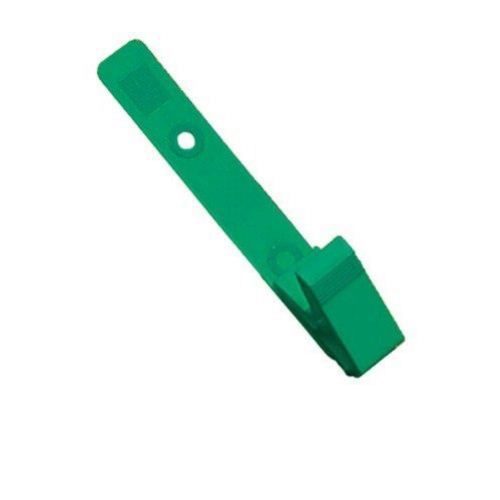 Buy Green Plastic Straps with Knurled Thumb-Grip Clips - 100pk (2115-2004)