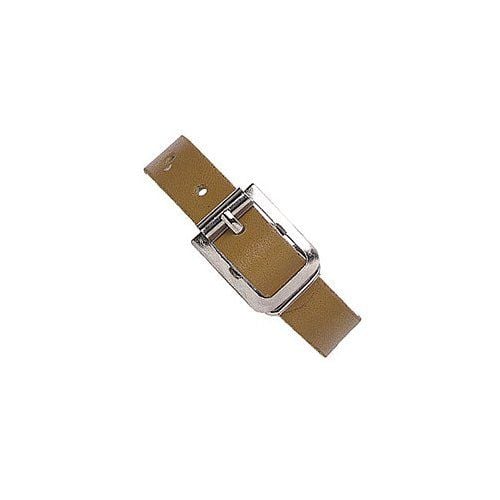 Buy Luggage Tag Strap Brown Leatherette 100pk 1121049