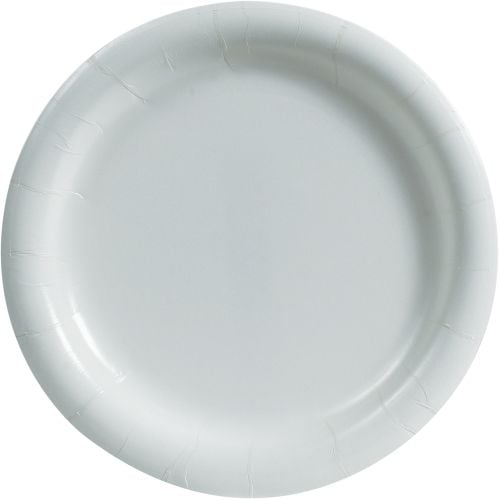 Box Partners Paper Plates Medium-Duty 9 White 500/Case PW101