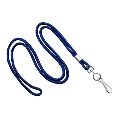 Buy Royal Blue Round Cord Lanyard with Swivel Hook - 1/8 - 100pk  (MYIDNL7SRBLU)