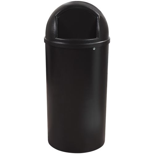 Buy Rubbermaid® Marshal® Domed Trash Can - 25 Gallon, Black - 1pk