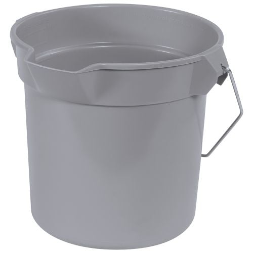 Buy Rubbermaid® Utility Bucket with Spout - [10 Quart, Gray] - 1pk  (53BXPRUB2610GR)
