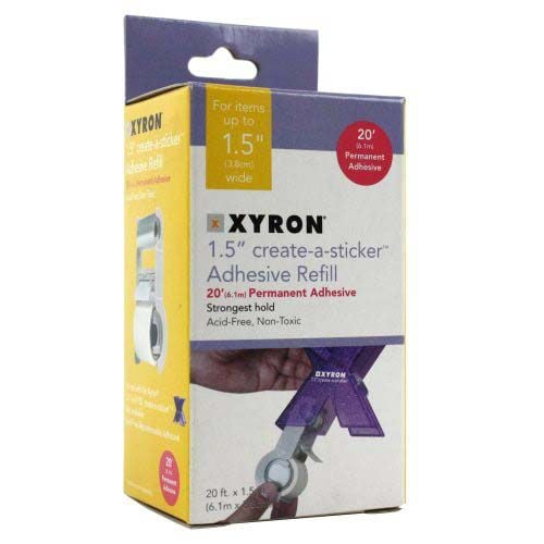Xyron Acid-Free Permanent Adhesive Refill Cartridge for The XRN150 1.5 —  Amaranth Group