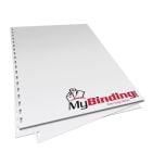 24lb Plastic Comb Pre-Punched Binding Paper - 1250 Sheets Image 1
