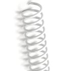 4:1 Pitch White Plastic Coil Spiral Bindings
