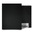 Black 16mil Sand Poly Binding Covers Image 1