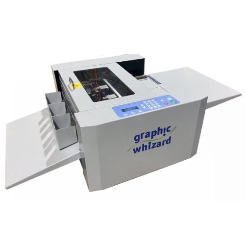 Graphic Whizard PT 33SC Tabletop Business Card Slitter and Cutter machine designed for precise and efficient cutting of business cards.