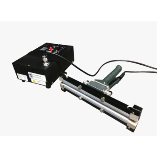 SealerSales WD-305HT 12" Heavy Duty Portable Double Impulse Sealer with 5mm Seal Width, featuring a handheld sealing bar connected to a control unit, designed for industrial sealing applications.