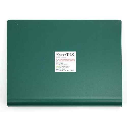 1 1/4 inch Green SlanTIS Coil Binding Sleeve Image 1