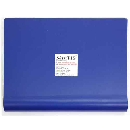 1 3/4 inch Blue SlanTIS Coil Binding Sleeve Image 1