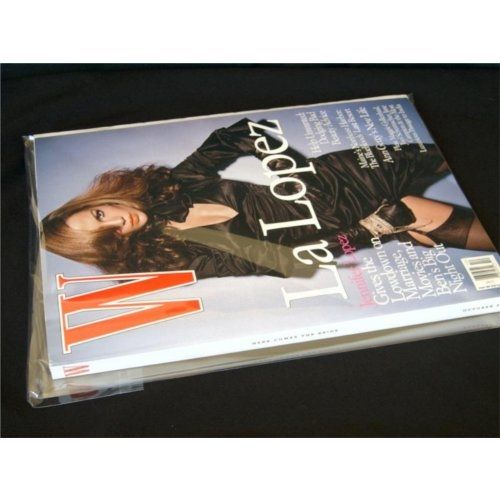 11.2" x 14.2" BOPP Clear Poly Lip-N-Tape Resealable Bags - 200pk Image 1